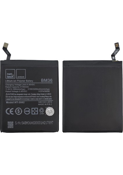 Xiaomi Mi 5s Uyumlu 3200 Mah Batarya