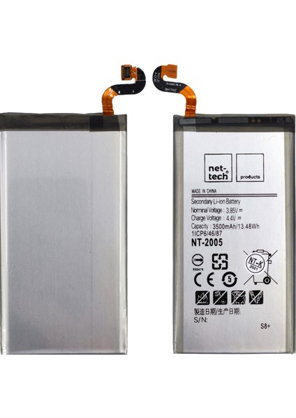 Samsung Galaxy G955 S8 Plus Uyumlu NT-2005 3500 Mah Batarya