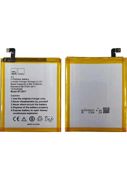 Casper Via G1 Uyumlu 3100 Mah Batarya
