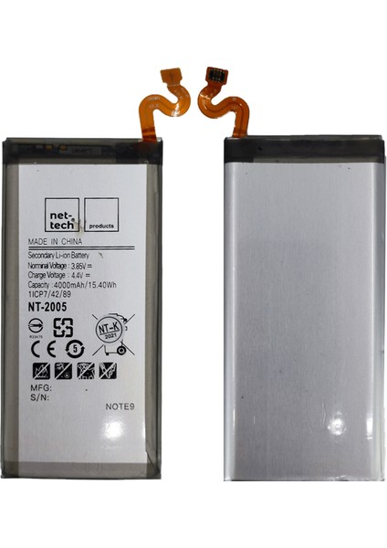 Samsung Galaxy N960 Note 9 Uyumlu 4000 Mah Batarya