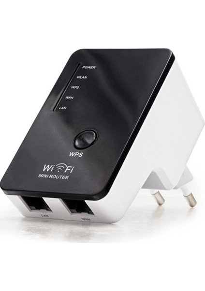Hd9101 Wifi Repeater+ Router+Ap 300Mbps Siyah