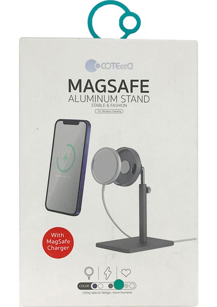 CS5719-GY Magsafe Charger Masaüstü Telefon Tutucu