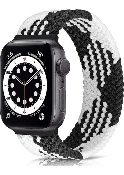 S(130MM) Beden Apple Watch Uyumlu Seri 42/44 mm Kol Ip Örgülü Kordon