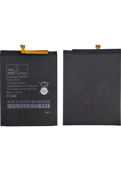 General Mobile GM10 Uyumlu Uyumlu 4000 Mah Batarya