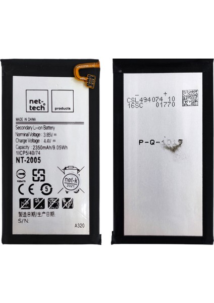 Samsung Galaxy A320 A3 2017 Uyumlu 2350 Mah Batarya