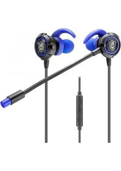 KR-GM502 Mikrofonlu Kulak Içi Oyuncu Kulaklığı Kırmızı