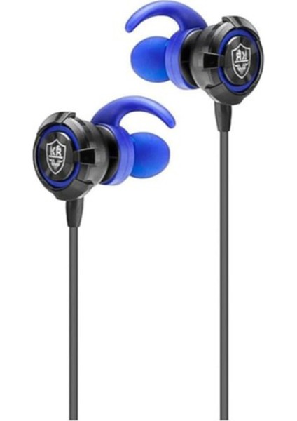 KR-GM502 Mikrofonlu Kulak Içi Oyuncu Kulaklığı Kırmızı