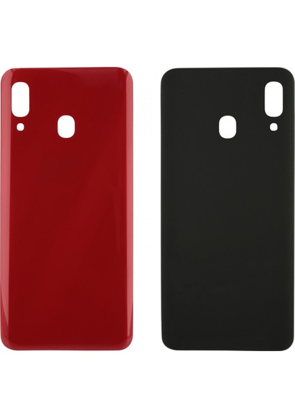 Samsung Galaxy A30 Uyumlu Batarya Kapağı (Kırmızı) VR-18587