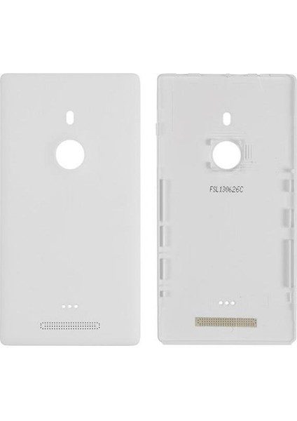 Nokia Lumia 925 Uyumlu Batarya Kapağı (Beyaz) VR-3461