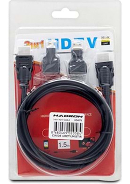 HDX2010(4576) HDMI Kablo 3ın1