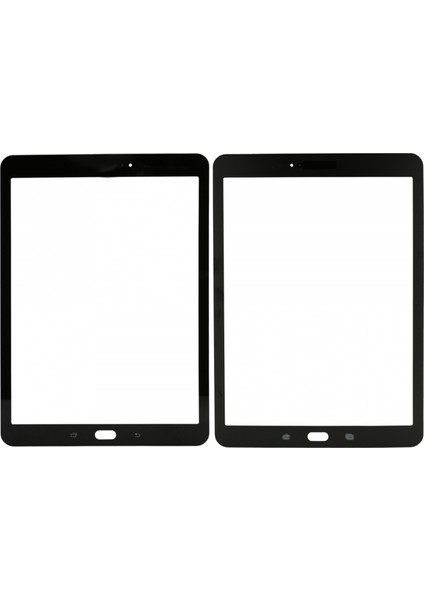 Samsung Galaxy T810 Tab S2 9.7 Uyumlu Dokunmatik Lens + Oca (Siyah) VR-19880