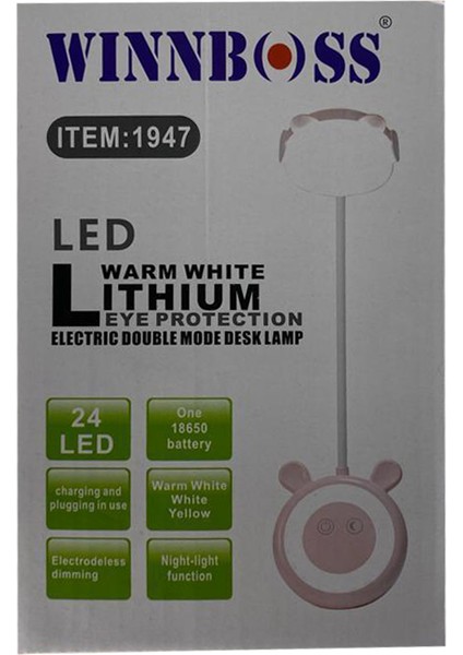 1947 Şarjlı Çift Modlu Masa Lambası modelleri