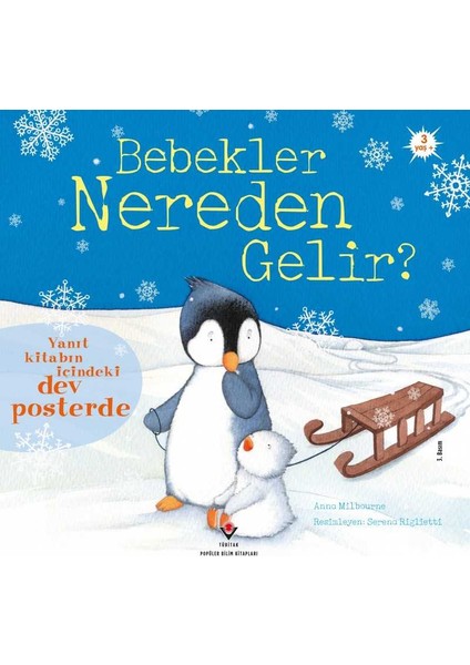 Penguen Pipkin Set 4 Kitap Ciltli Özel Baskı 3+ Yaş - Bebekler Nereden Gelir - Anna Milbourne fırsatları