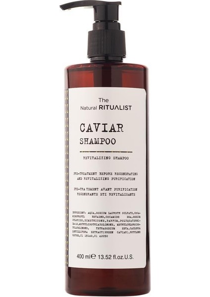 Yıpranmış Ve Kabaran Saçlara Özel Havyar Şampuan 400ml