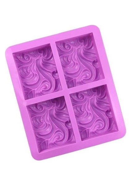 4 Dalga Sprey Silikon El Sabunu Kek Kalıp Dıy Aromatik Alçı Kalıp Uçucu Yağ Kek Dekorasyon Aksesuarları Fırın Malzemeleri | Kek Kalıpları
