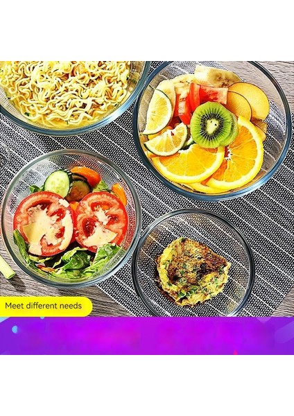 Çeşitli Şeffaf Cam Kase Salata Kasesi Modelleri