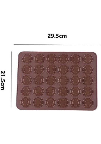 Macaron Silikon Ped Pişirme Aracı 30 Kavite Silikon Macaron Mat Dıy Pişirme Paspaslar Kek Pasta Fırında Fırın Kalıp Sac Bakeware Araçları | Kek Kalıpları(Yurt Dışından) modelleri