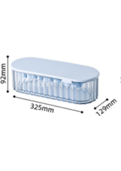 32 cm Silikon Buz Küp Makinesi Tepsileri Kapakları Kutusu ile Kutusu 21CELL Dondurucu Dondurma Için Soğuk Içecekler Viski Kokteyller Mutfak Aletleri Buz Kalıp (Mavi) fiyatları