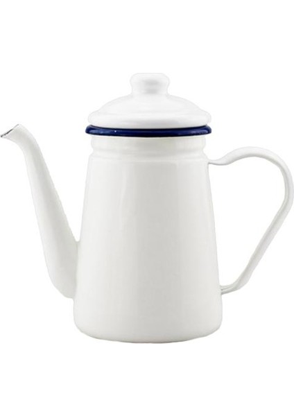 1.1l Emaye Kahve Pot El Çay Su Isıtıcısı Indüksiyon Ocak Gaz Sobası Evrensel Beyaz Cnim Sıcak | Su Isıtıcılar