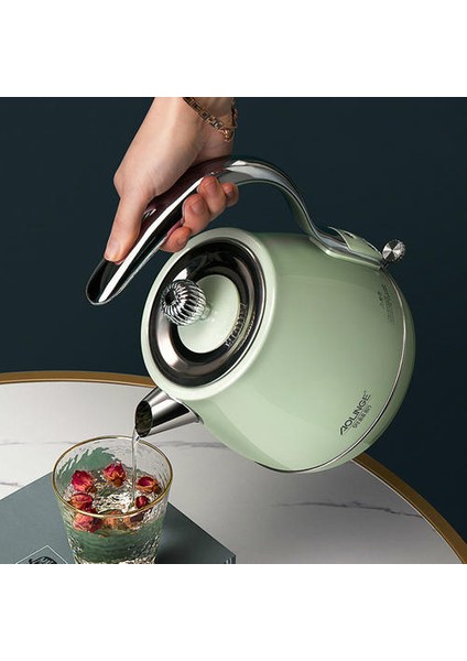 Retro Elektrikli Kettle 304 Paslanmaz Çelik Taşınabilir Seyahat Su Kazanı Avrupa Tarzı Cezve Ev Aletleri | Elektrikli Su Isıtıcılar fırsatları