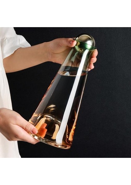 Avrupa Tarzı Degrade Işık Lüks Cam Su Sürahisi Soğuk Su Isıtıcısı Yaratıcılık Gözlük Su Sürahi Kupası Seti 1600ML Ev Kullanımı | Su Saksı ve su Isıtıcısı