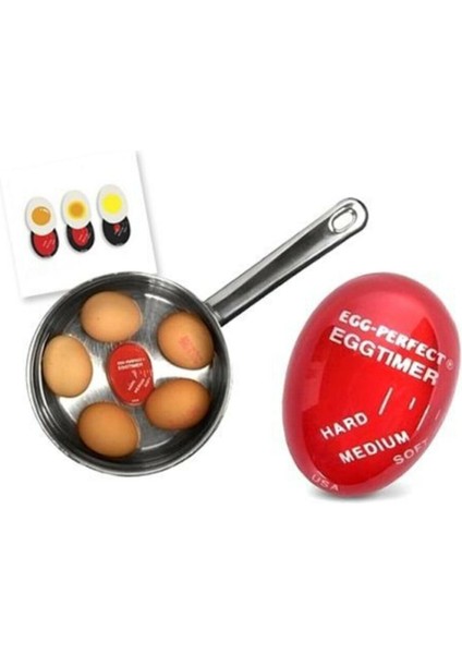 Dublör Yumurta Zamanlayıcı Egg Timer Pişirme Haşlama Süresi Aparatı Zaman Ayarlama Göstergesi