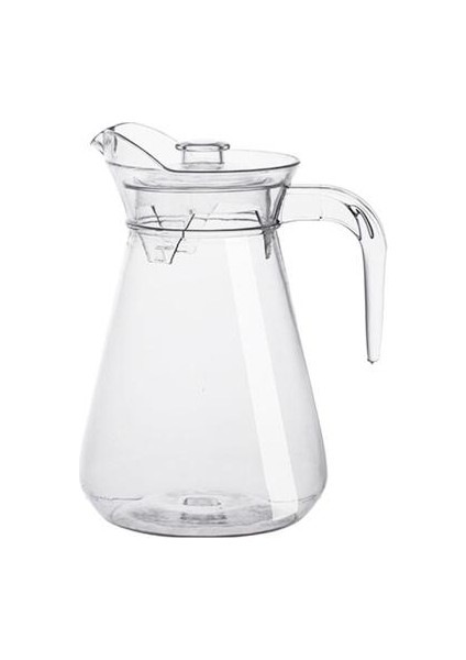 1l Akrilik Içecek Depolama Konteyner Temizle Suyu Sürahi Su Sürahisi Süt Kahve Şarap Çay Potu Kettle Kapaklı Mutfak Aletleri | Sürahi