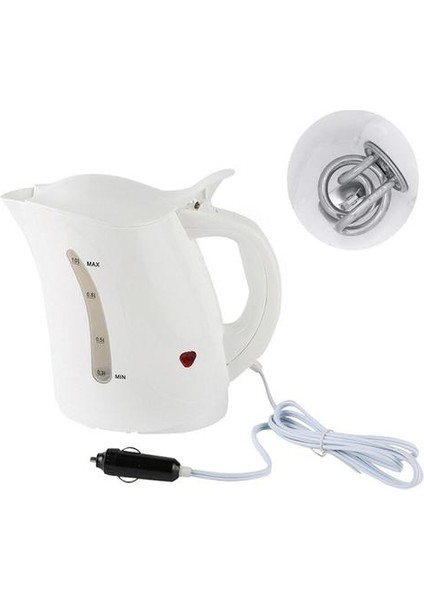 1000 ml 12 V Araba Su Isıtıcı Sıcak Su Isıtıcısı Taşınabilir Su Isıtıcı Seyahat Oto Çay Kahve Için Paslanmaz Çelik Araç Karavan | Araç Isıtma Kupası