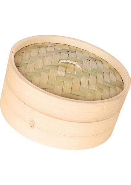 Doğal Bambu Vapur Sepeti Gıda Vapur Tencere Hamur Toplaması 15CM fırsatları