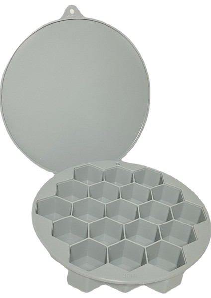 Yuvarlak 50ML 19 Izgara Petek Buz Kalıbı Kalıbı(Yurt Dışından)
