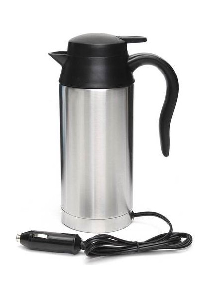 750 ml Araba Elektrikli Su Isıtıcısı Taşınabilir Araç Isıtma Fincan Kahve Çay Kupa ile Çakmak Teleferik Su Suyu Isıtıcı Tutun Isıtıcı Kettle | Elektrikli Su Isıtıcılar