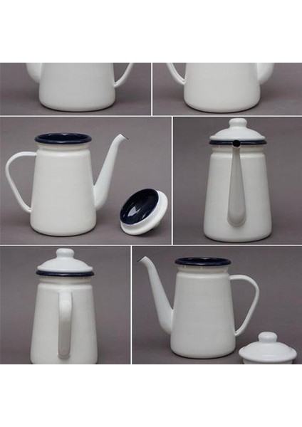 Emaye Kahve Pot El Çay Su Isıtıcısı Indüksiyon Ocak Gaz Sobası Evrensel Beyaz | Su Isıtıcılar(Yurt Dışından) fiyatları