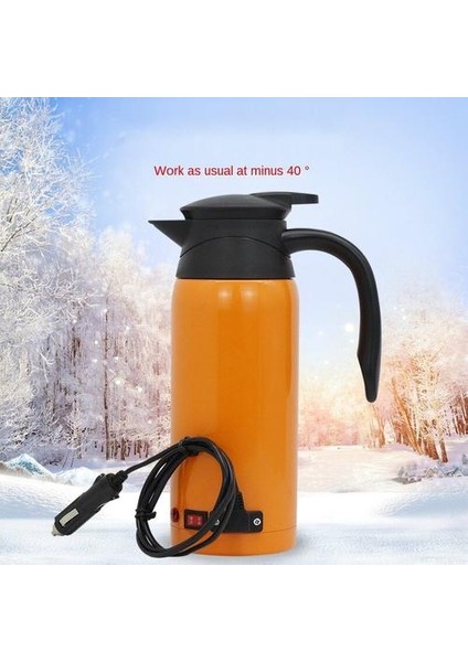 Araç Monte Elektrikli Su Isıtıcısı Gerilim Akıllı Araba Su Kupası Su Isıtıcısı Kettle | Elektrikli Su Isıtıcılar