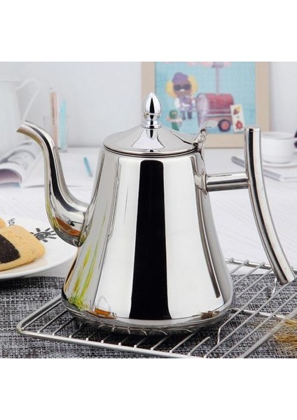 1.5l Paslanmaz Çelik Demlik Cezve Filtre ile Su Isıtıcısı Home Hotel Bar Restaurant Paslanmaz Çelik Su Isıtıcısı Pot Indüksiyon Ocak | Elektrikli Su Isıtıcılar fiyatları