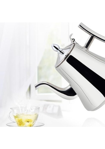 1.5l Paslanmaz Çelik Demlik Cezve Filtre ile Su Isıtıcısı Home Hotel Bar Restaurant Paslanmaz Çelik Su Isıtıcısı Pot Indüksiyon Ocak | Elektrikli Su Isıtıcılar fırsatları