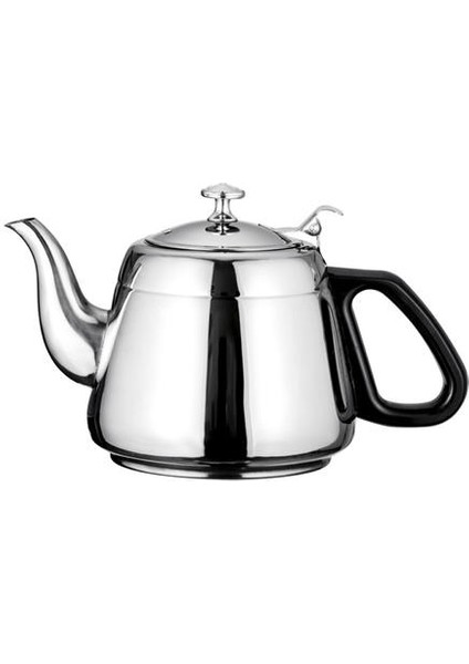 1.5l Gümüş Çaydanlık Paslanmaz Çelik Çay Demlik Filtresi Metal Cezve Gaz Sobası Indüksiyon Tencere Çay Kettle Otel Çay Potu | Su Isıtıcılar