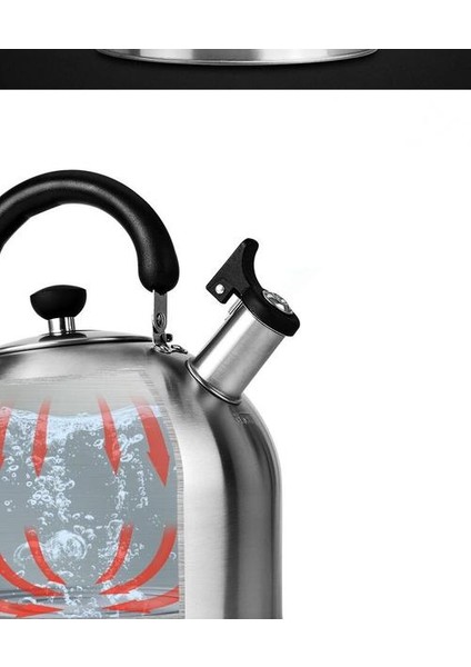 Paslanmaz Çelik Su Isıtıcısı, Ev Gazı Ocak, Evrensel Büyük Kapasiteli, Islık Su Isıtıcısı | Su Isıtıcılar