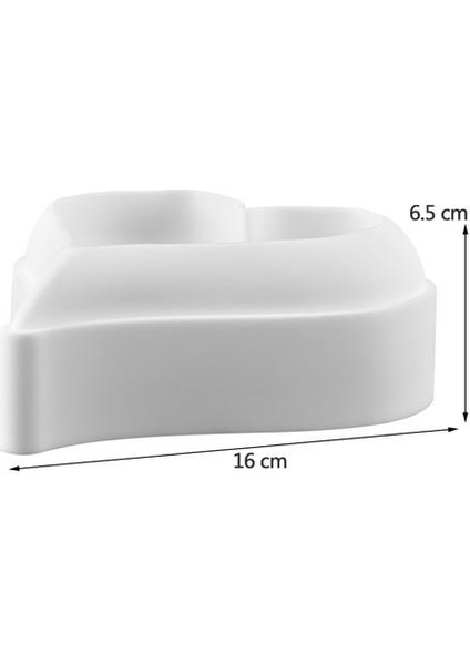 Kalp Şekli Kek Kalıp 3D Silikon Kalıplar Sanat Kek Mousse Formları Için Dıy Pişirme Tatlı Kalıpları Bakeware Araçları Yeni | Kek Kalıpları