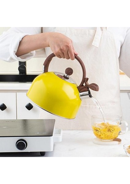 2.5l Islık Su Isıtıcısı Paslanmaz Çelik Çay Su Isıtıcısı Düdük Çay Su Isıtıcısı Su Şişesi Çay Potu Gaz Indüksiyon Ocak Için Mutfak Mutfak | Su Isıtıcılar