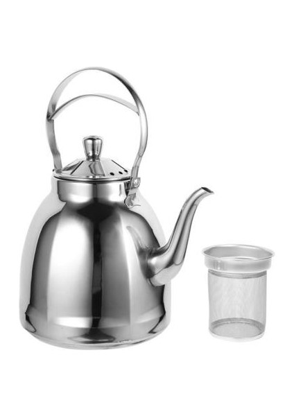 Paslanmaz Çelik Çay Su Isıtıcısı Mutfak Su Çay Kettle Profesyonel Çay Su Isıtıcısı Süzgeci ile Çaydanlık Mutfak ve Yemek Gereçleri | Çaydanlıklar