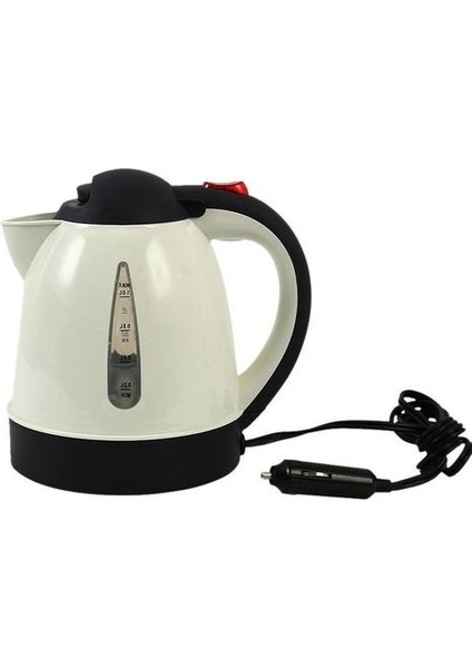Araba Kettle Elektrikli Su Isıtıcısı Taşınabilir 1000ML Isıtıcı Araba 304 Paslanmaz Çelik | Elektrikli Su Isıtıcılar