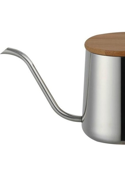 350ML Espresso Maker Cezve Ahşap Kapaklı El Yapımı, Ince Ağız Sürahi Süt Suyu | Sürahi
