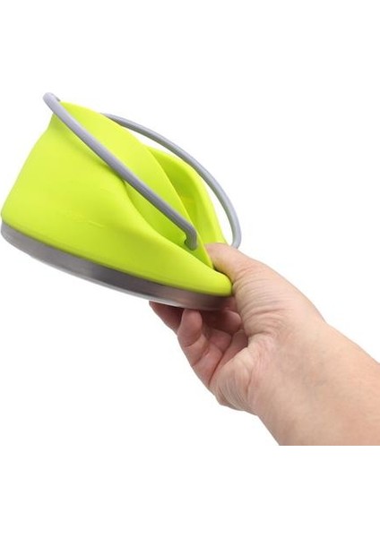 Açık Katlanır Silikon Su Isıtıcısı Taşınabilir Mini Kaynama Su Tenceresi Kolu ile Katlanır Su Kettle Ev Kamp Temsenleri | Su Isıtıcılar