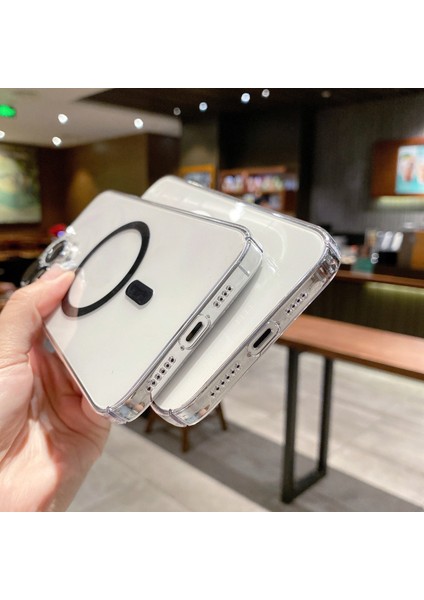 iPhone13 Pro Blue Magsafe Manyetik Telefon Kılıfı (Yurt Dışından) fırsatları