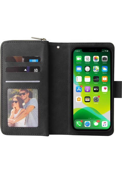 iPhone13 Siyah 9 Kart Yuvası Kılıf (Yurt Dışından) fırsatları