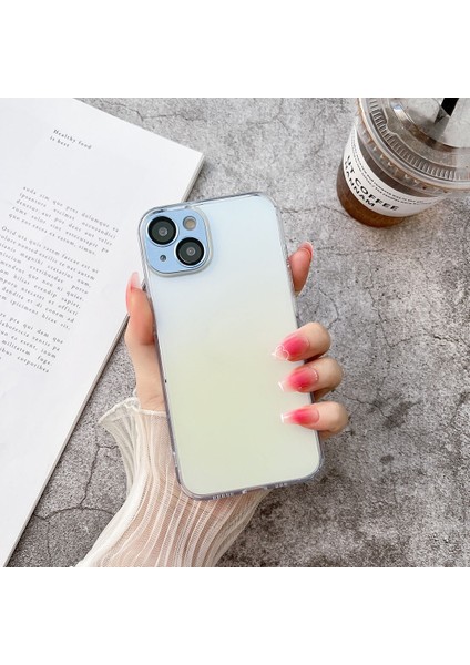 iPhone13 Mavi Akrilik + Tpu Telefon Kılıfı (Yurt Dışından)