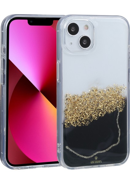 iPhone13 Siyah Çift Renkli Tpu+Pc Kılıfı (Yurt Dışından)
