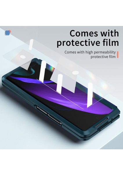 Samsung Galaxy Z Fold2 5g Için Telefon Kılıfı - Yeşil (Yurt Dışından)