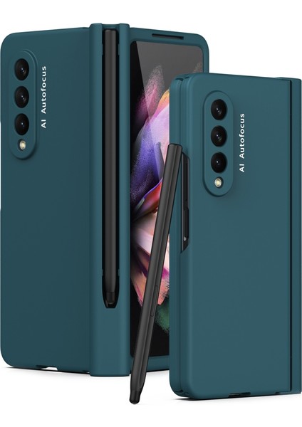 Samsung Galaxy Z Fold3 5g  Için Telefon Kılıfı - Koyu Yeşil  (Yurt Dışından)