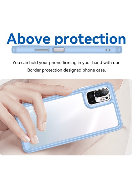 Xiaomi Redmi Note 10T 5g Için Telefon Kılıfı - Mavi (Yurt Dışından) modelleri